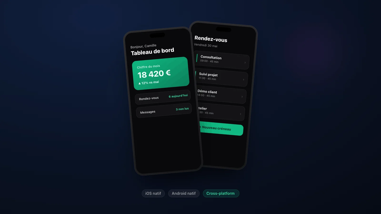 Application mobile sur-mesure iOS et Android