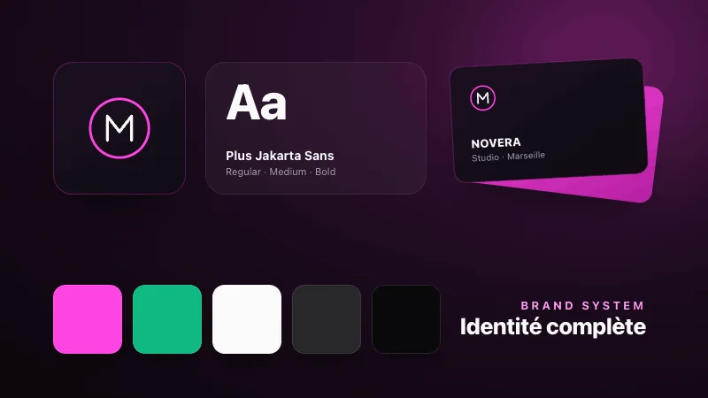 Identité visuelle — logo et charte graphique